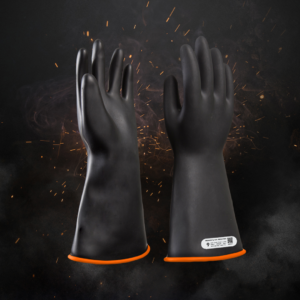 Class 1 Gloves Black Over Orange