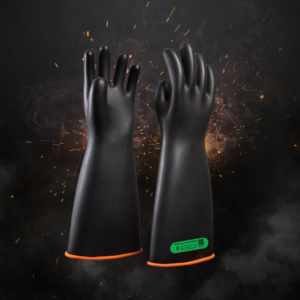 Class 3 Gloves Black Over Orange